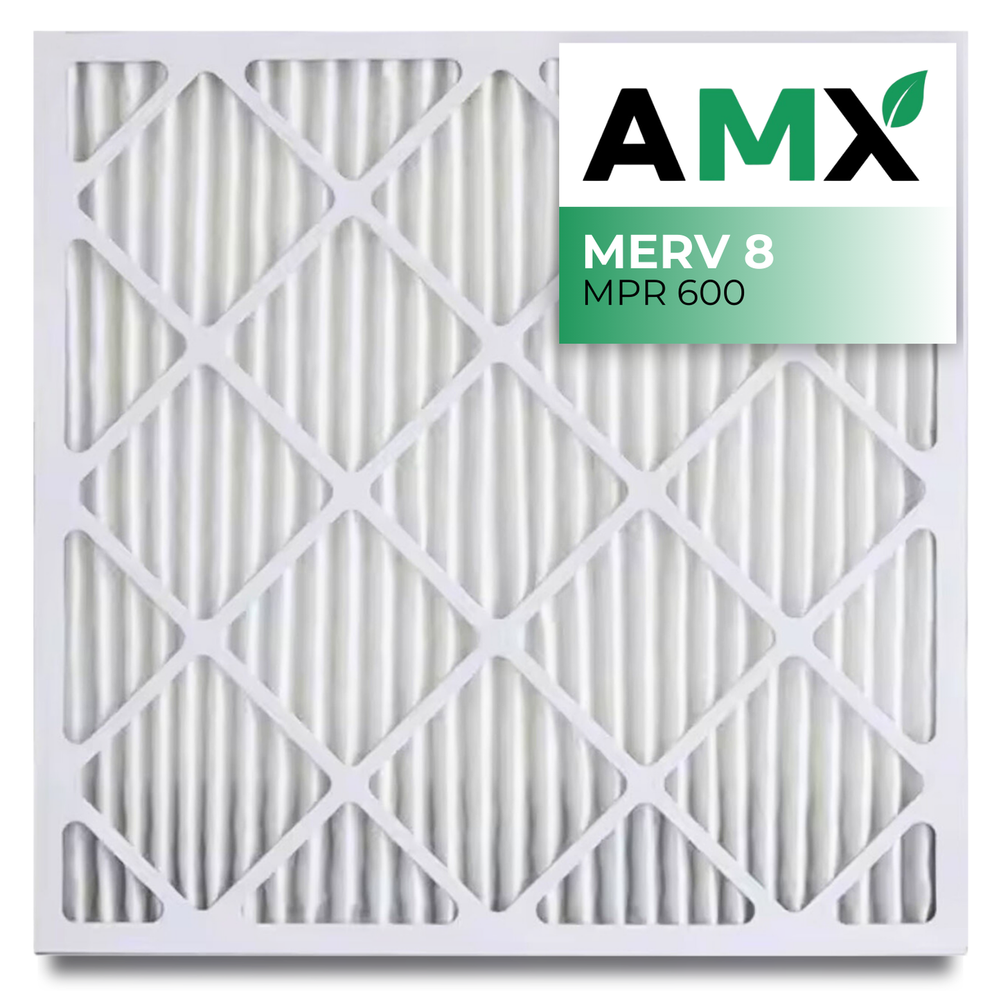 AMX® 20x20x1 AC Furnace Air Filter, MERV 8, MPR 600