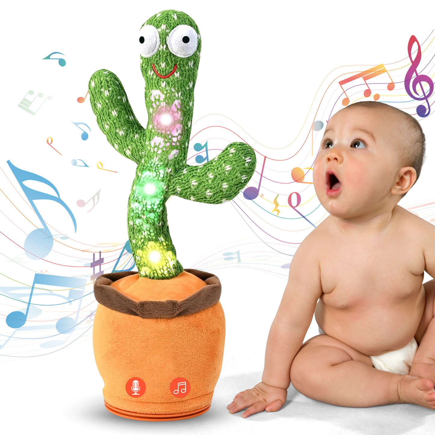 AMX® Dancing and Talking Cactus Toy