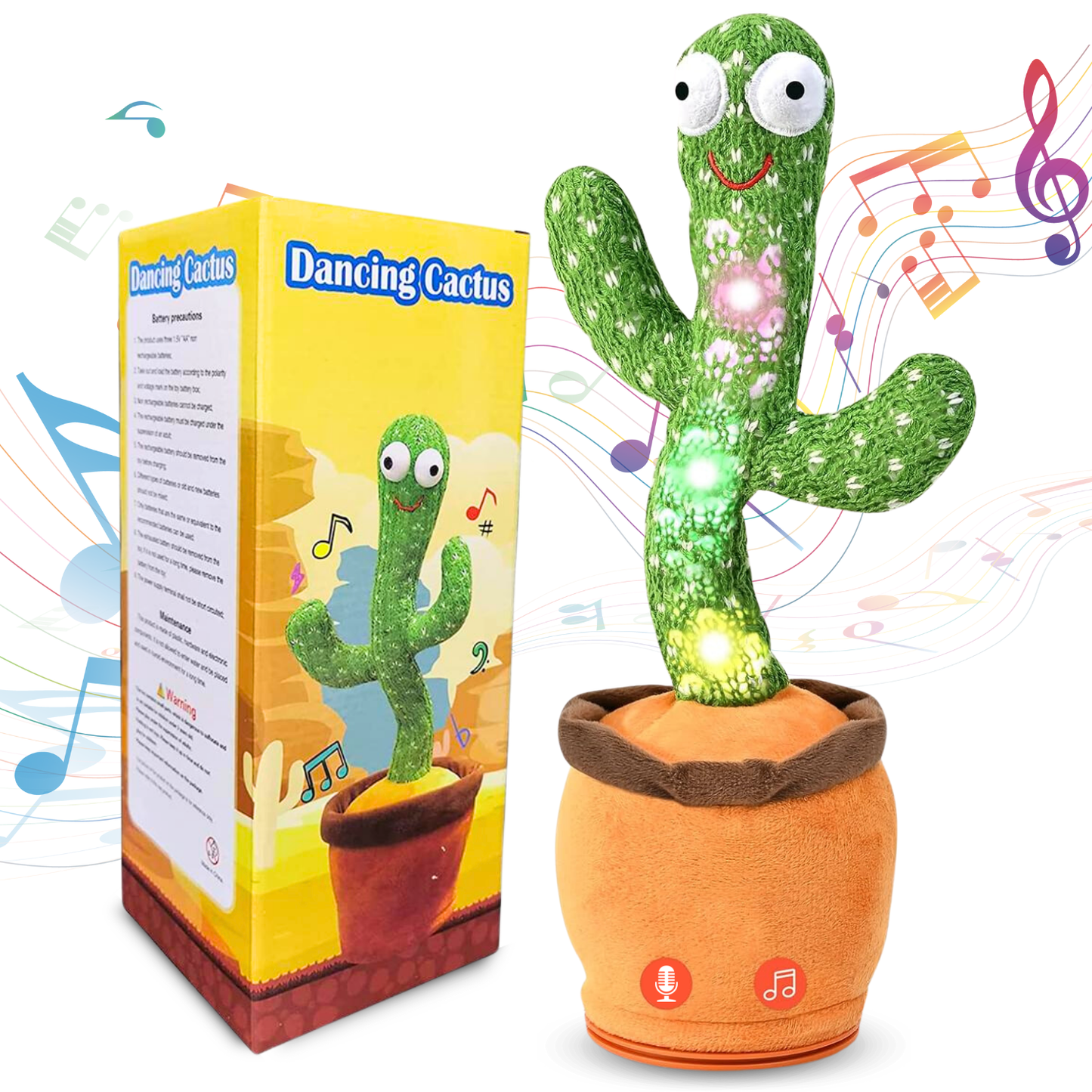 AMX® Dancing and Talking Cactus Toy