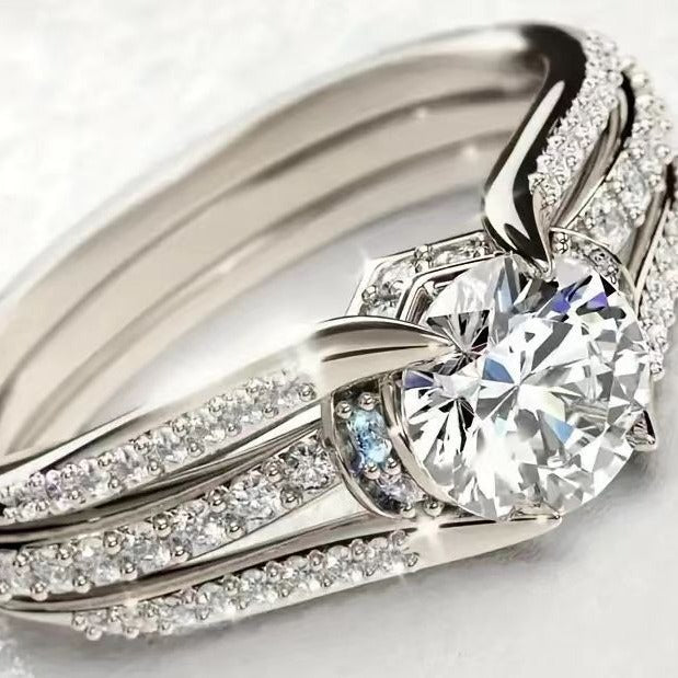 Retro Alloy Arch Bridge Shaped Ring