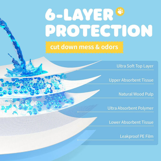 Disposable Diaper For Pet Training Toilet Supplies Diaper Pad Dog Diaper Pad Absorbent Deodorant Cuttable