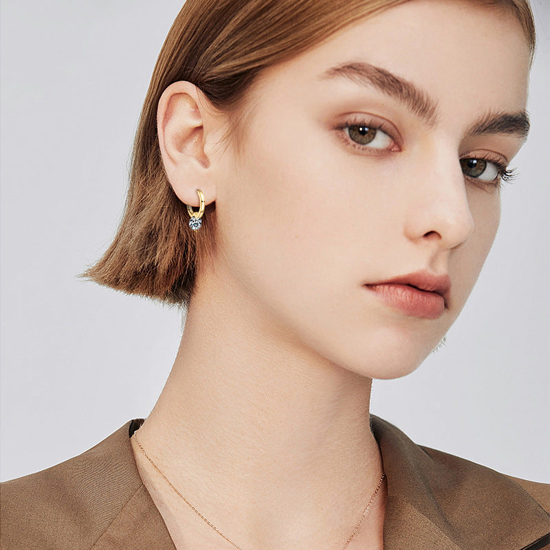Affordable Luxury Fashion Simple Style K Gold Earrings