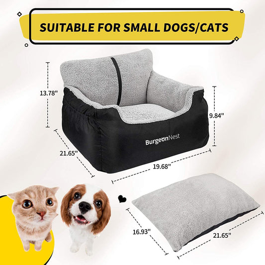 Waterproof Non-slip Pet Nest Car Pet Mat Pet Car Nest Car Dog Kennel Co-pilot