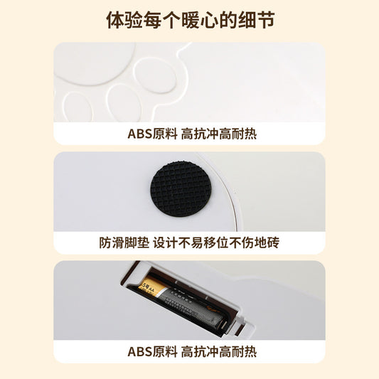 Pet Bowl Intelligent Timing Cat Feeder Quantitative Wet And Dry Food Double Meal Separated Household Dog Automatic Feeding