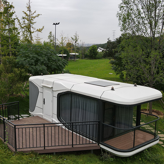 AMX®  Luxury Tiny Space Capsule Bedroom Container Mobile Home Prefab Garden House HL-E7-02