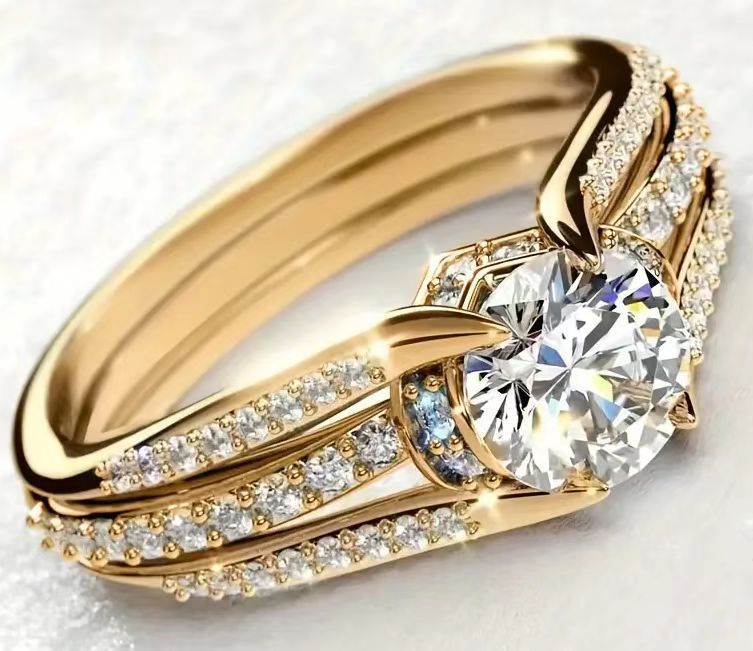 Retro Alloy Arch Bridge Shaped Ring