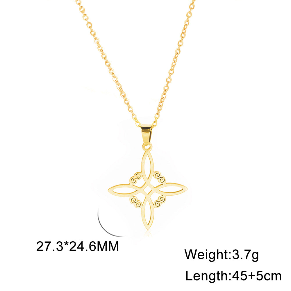 Electroplated 304 Material Stainless Steel Necklace