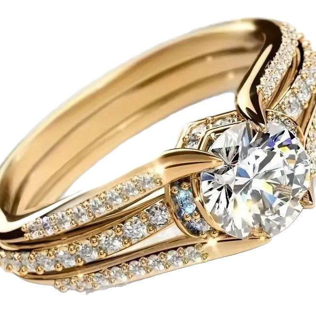 Retro Alloy Arch Bridge Shaped Ring