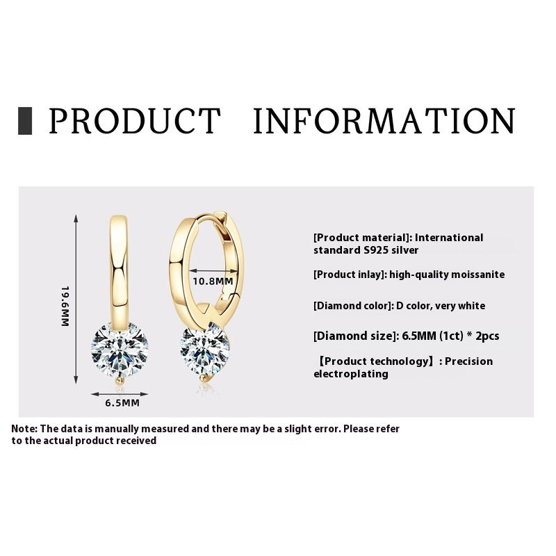 Affordable Luxury Fashion Simple Style K Gold Earrings